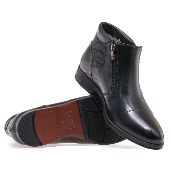 Черевики комфорт IKOS 339-19S-OW/BLACK LEATHER