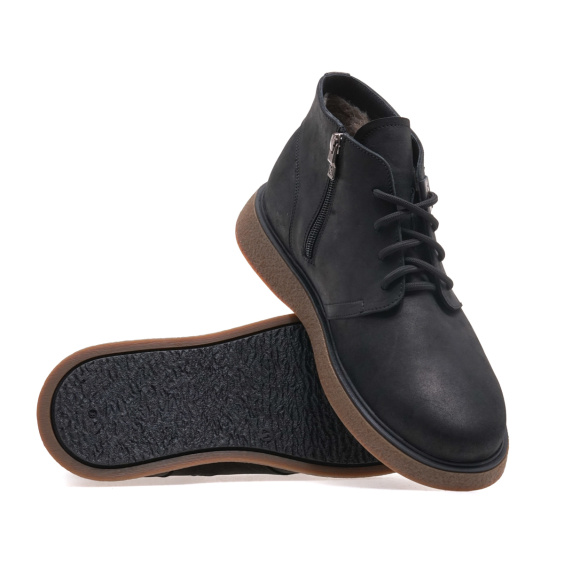 Черевики комфорт IKOS 368-18S-OW/BLACK NUBUK