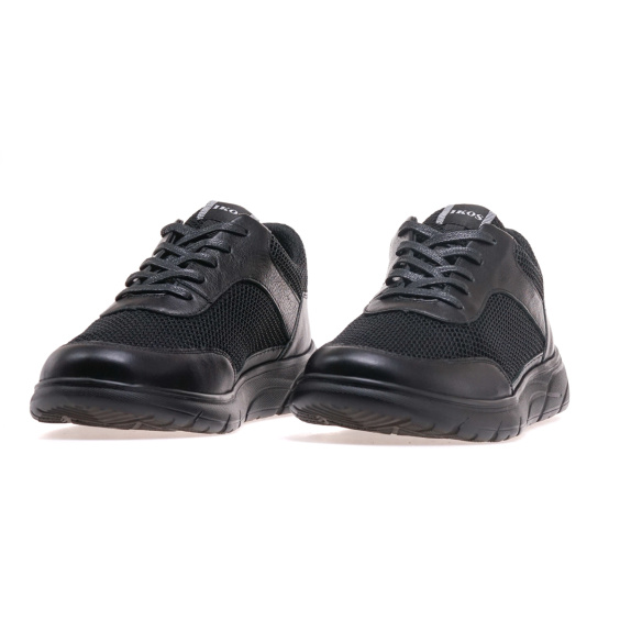 Кросівки IKOS 411-1L/BLACK LEATHER