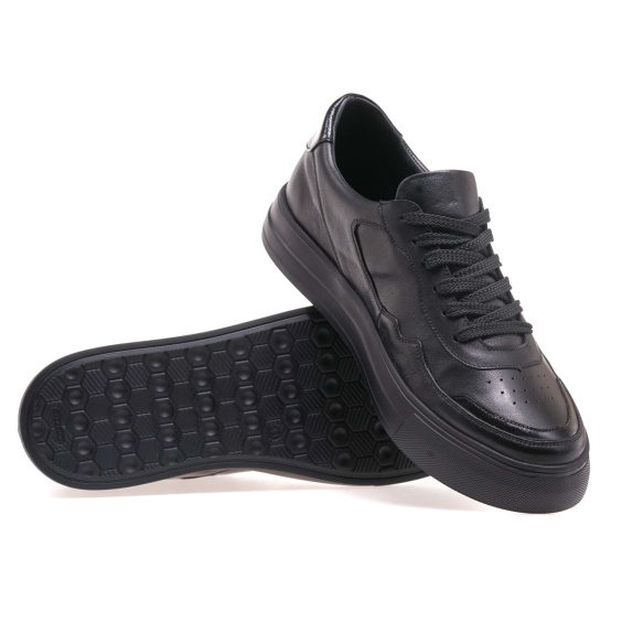 Кеди IKOS 0171-1/BLACK LEATHER