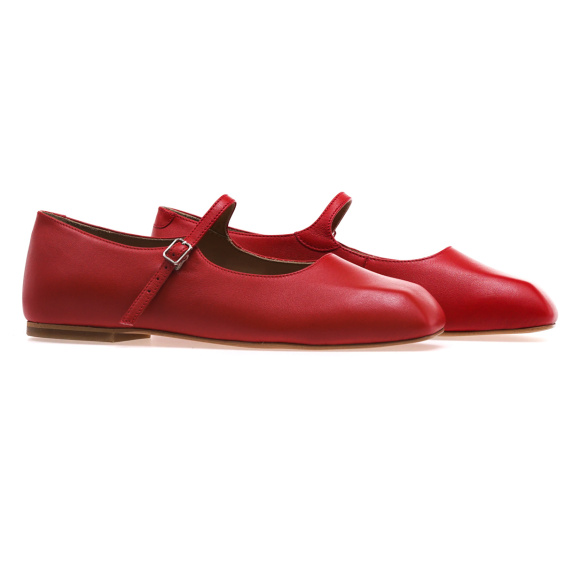Балетки IKOS 6041-15/RED LEATHER