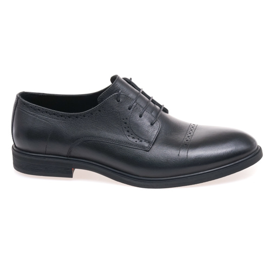 Туфлі класика IKOS 423-1/BLACK LEATHER