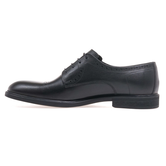 Туфлі класика IKOS 423-1/BLACK LEATHER