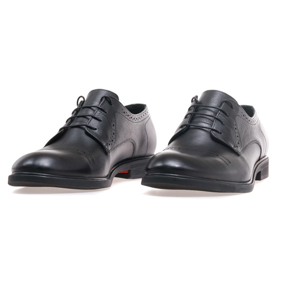 Туфлі класика IKOS 423-1/BLACK LEATHER