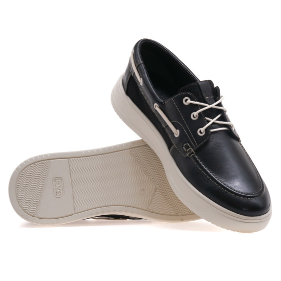 Туфлі комфорт IKOS 403-1L/BLACK LEATHER