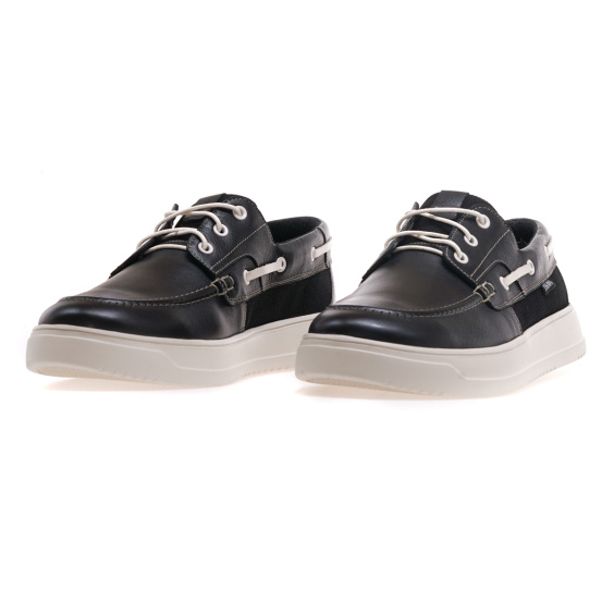Туфлі комфорт IKOS 403-1L/BLACK LEATHER