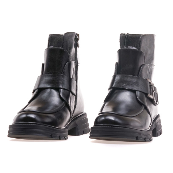 Черевики ANEMONE PY4807M-607A/BLACK LEATHER