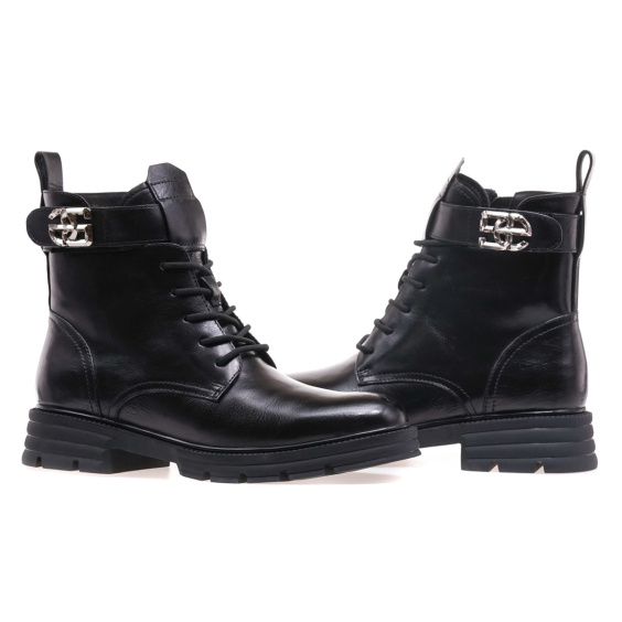 Черевики ANEMONE PY4807M-05A/BLACK LEATHER