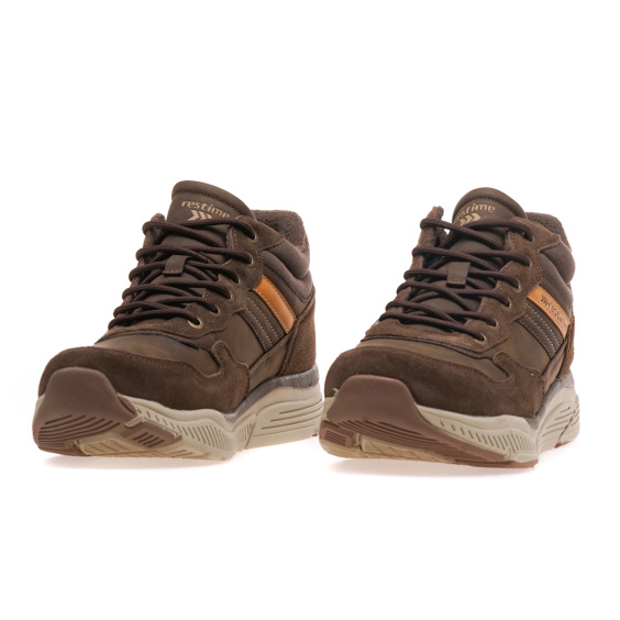 Черевики комфорт RESTIME RMZ24237/BROWN