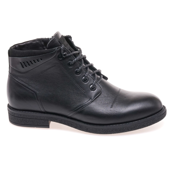 Черевики комфорт IKOS 3763-1S/BLACK LEATHER