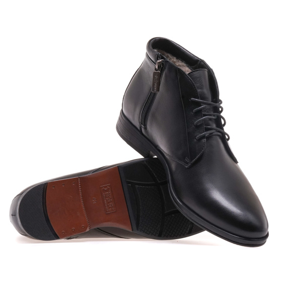 Черевики комфорт IKOS 2655-1S/BLACK LEATHER