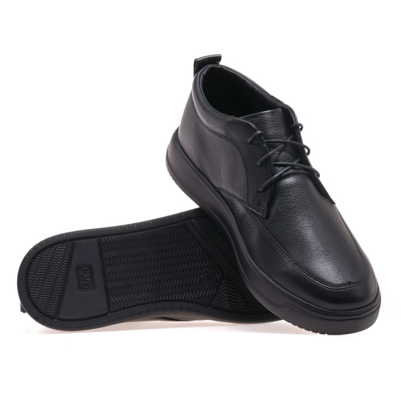 Черевики комфорт IKOS 384-1B/BLACK LEATHER