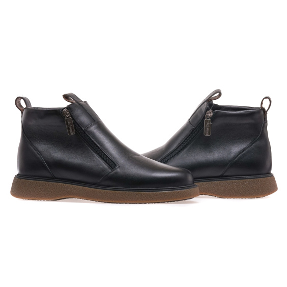 Черевики комфорт IKOS 365-1S-OW/BLACK LEATHER