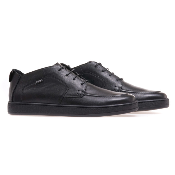 Черевики комфорт IKOS 379-1B/BLACK/LEATHER
