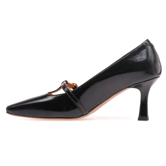 Туфлі BRAVO MODA 0395/CZARNY NAPLAK