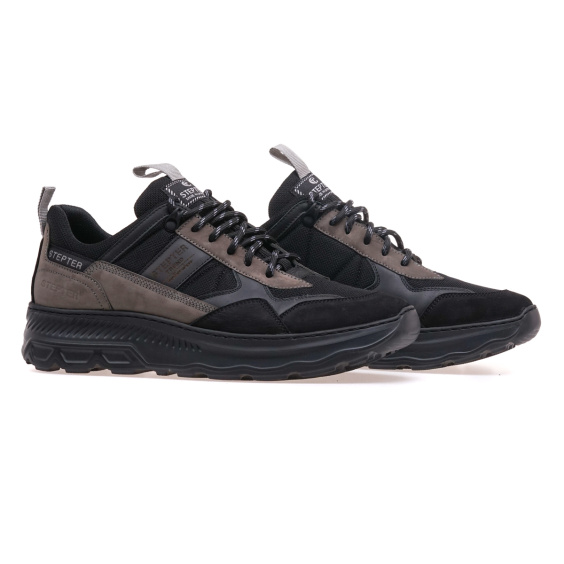 Кросівки STEPTER 8841/BLACK NUBUK