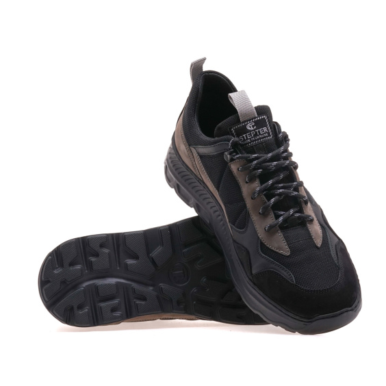 Кросівки STEPTER 8841/BLACK NUBUK
