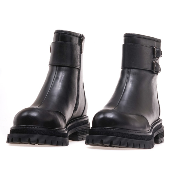 Черевики ANEMONE JS5057AM-710-C13/BLACK LEATHER