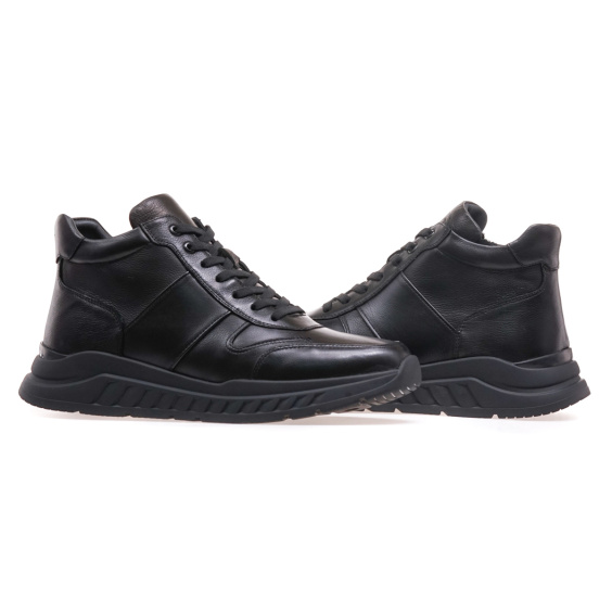 Черевики комфорт ANEMONE AQ52108M-254/BLACK LEATHER