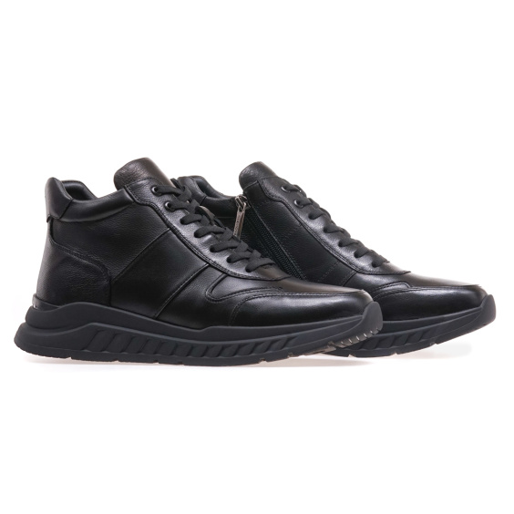 Черевики комфорт ANEMONE AQ52108M-254/BLACK LEATHER