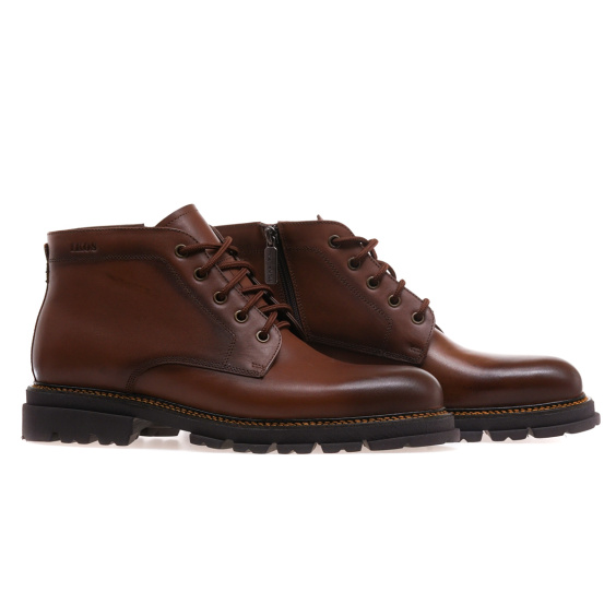 Черевики комфорт IKOS 806-8S/BROWN LEATHER