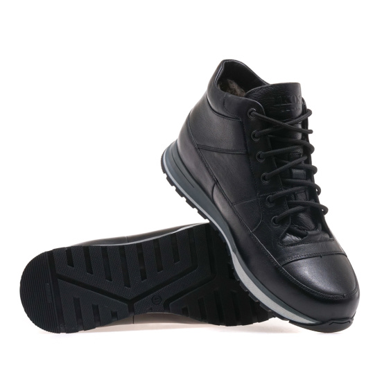 Черевики комфорт IKOS 376-1S/BLACK LEATHER