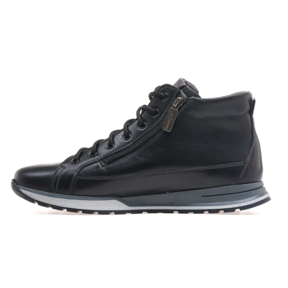 Черевики комфорт IKOS 802-1S/BLACK LEATHER