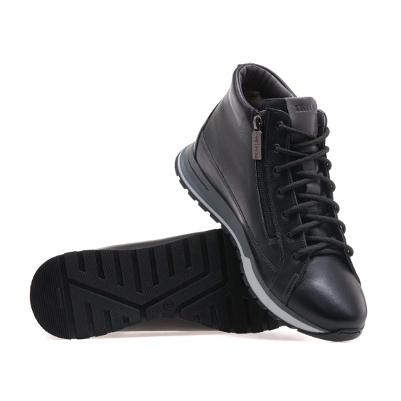 Черевики комфорт IKOS 802-1S/BLACK LEATHER