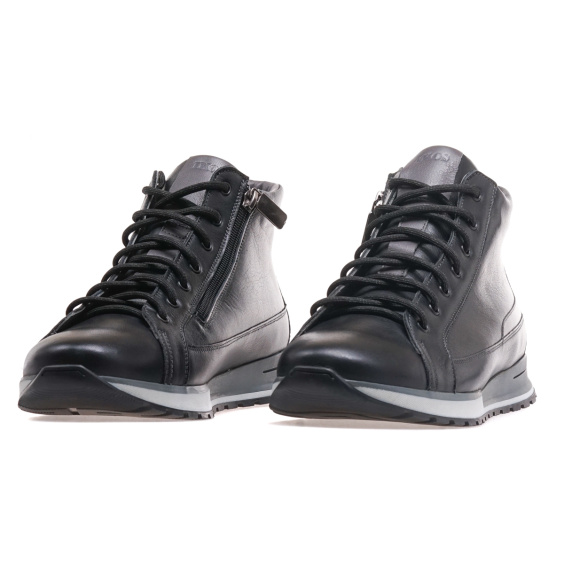 Черевики комфорт IKOS 802-1S/BLACK LEATHER