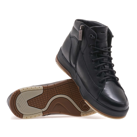Черевики комфорт IKOS 396-1S/BLACK LEATHER