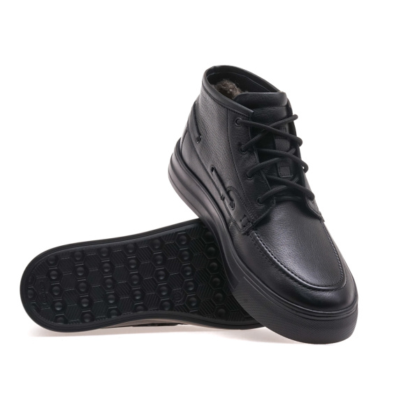 Черевики комфорт IKOS 385-1S/BLACK LEATHER