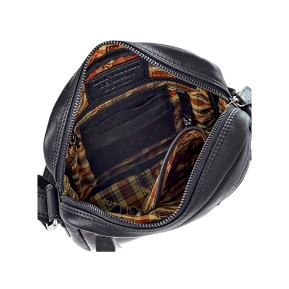 Сумка чоловіча HILL BURRY 7030 BLACK