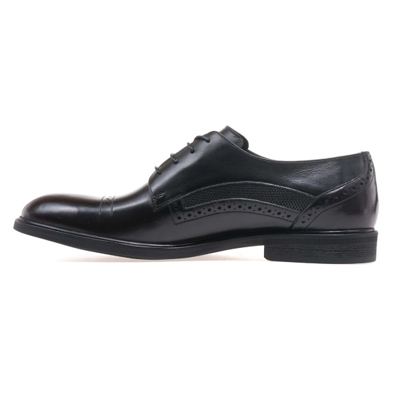 Туфлі комфорт IKOS 473-9/BLACK+RED LEATHER