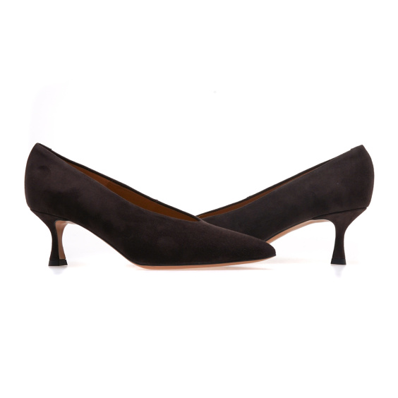 Туфлі BRAVO MODA 0403/BRAZ CIEMNY ZAMSZ