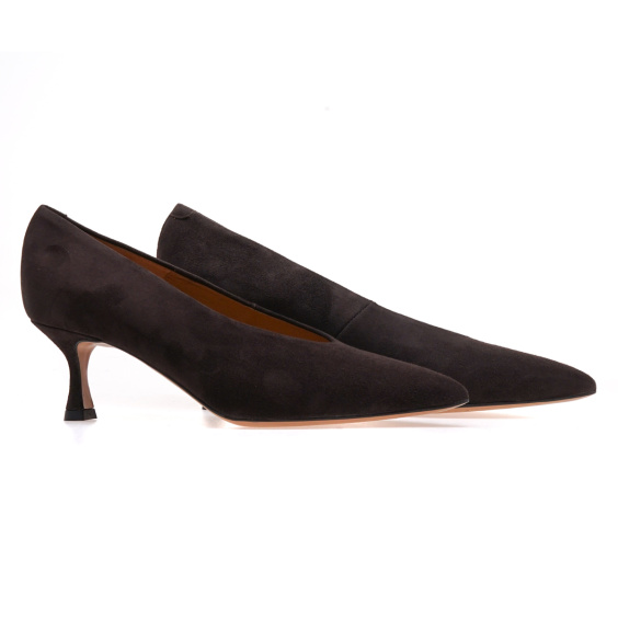 Туфлі BRAVO MODA 0403/BRAZ CIEMNY ZAMSZ