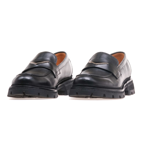 Лофери ANEMONE PY6258A-10A/BLACK LEATHER