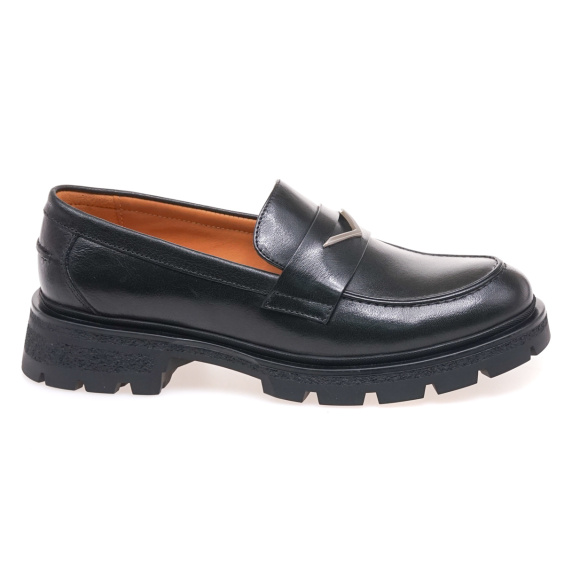 Лофери ANEMONE PY6258A-10A/BLACK LEATHER