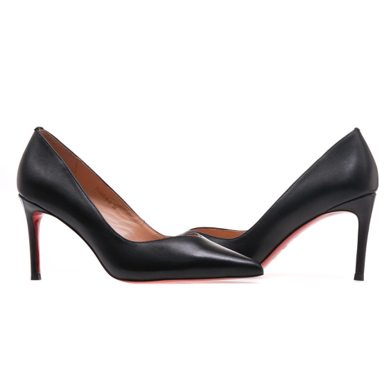 Туфлі човники INCI JM426A-5-3/BLACK LEATHER