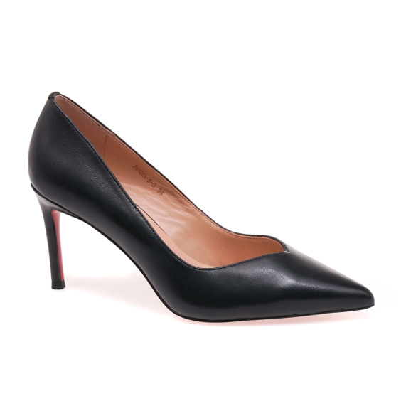 Туфлі човники INCI JM426A-5-3/BLACK LEATHER