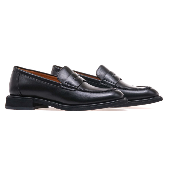 Лофери ANEMONE PY6867A-03A9/BLACK LEATHER