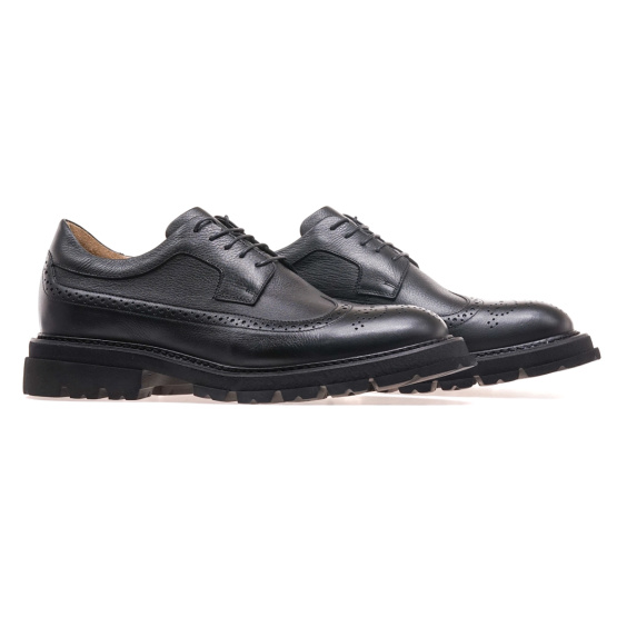 Туфлі комфорт IKOS 2020-1/BLACK LEATHER