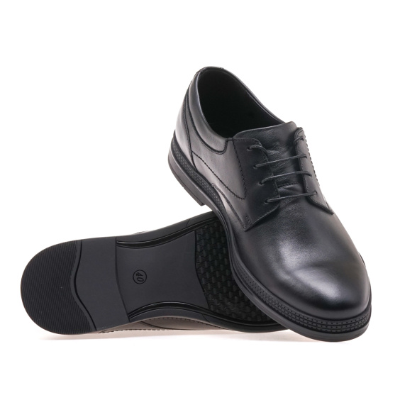 Туфлі комфорт IKOS 604-1/BLACK LEATHER
