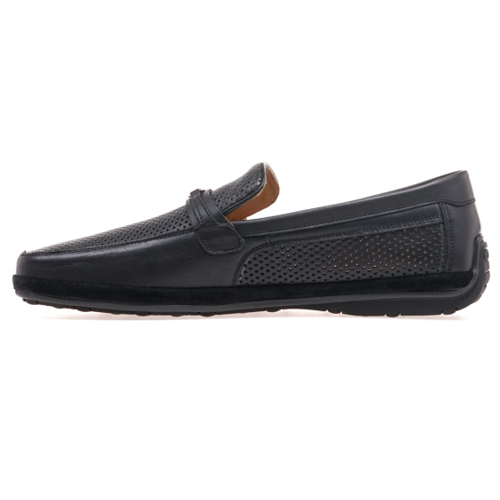 Мокасини IKOS 558-1/BLACK LEATHER
