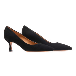 BRAVO MODA 0215/CZARNY ZAMSZ