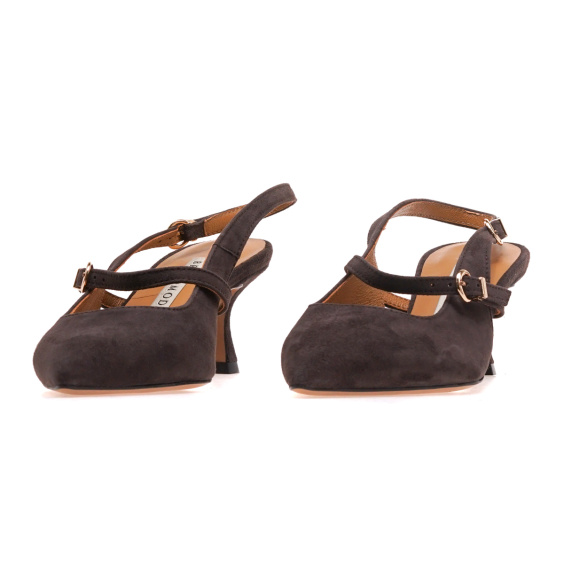 Босоніжки BRAVO MODA 0342/BRAZ CIEMNY ZAMSZ