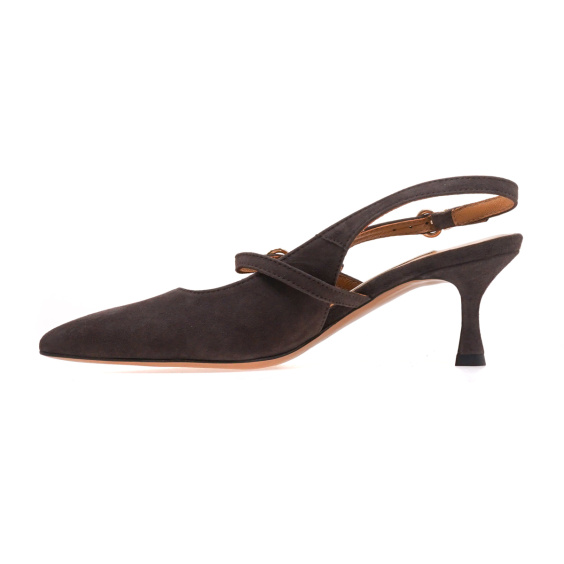 Босоніжки BRAVO MODA 0342/BRAZ CIEMNY ZAMSZ
