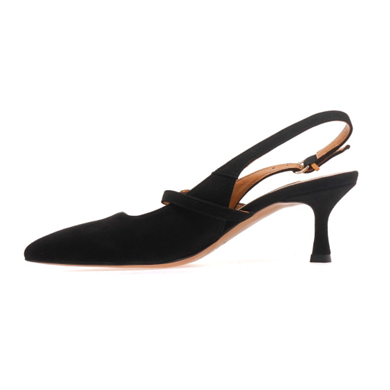 Босоніжки BRAVO MODA 0342/CZARNY ZAMSZ