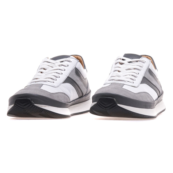 Кросівки IKOS 561-5/WHITE+GR LTHR