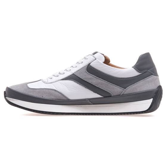 Кросівки IKOS 561-5/WHITE+GR LTHR