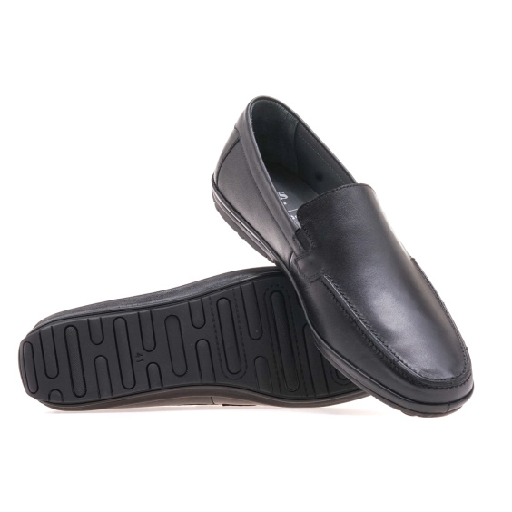 Мокасини IKOS 568-1/BLACK LTHR